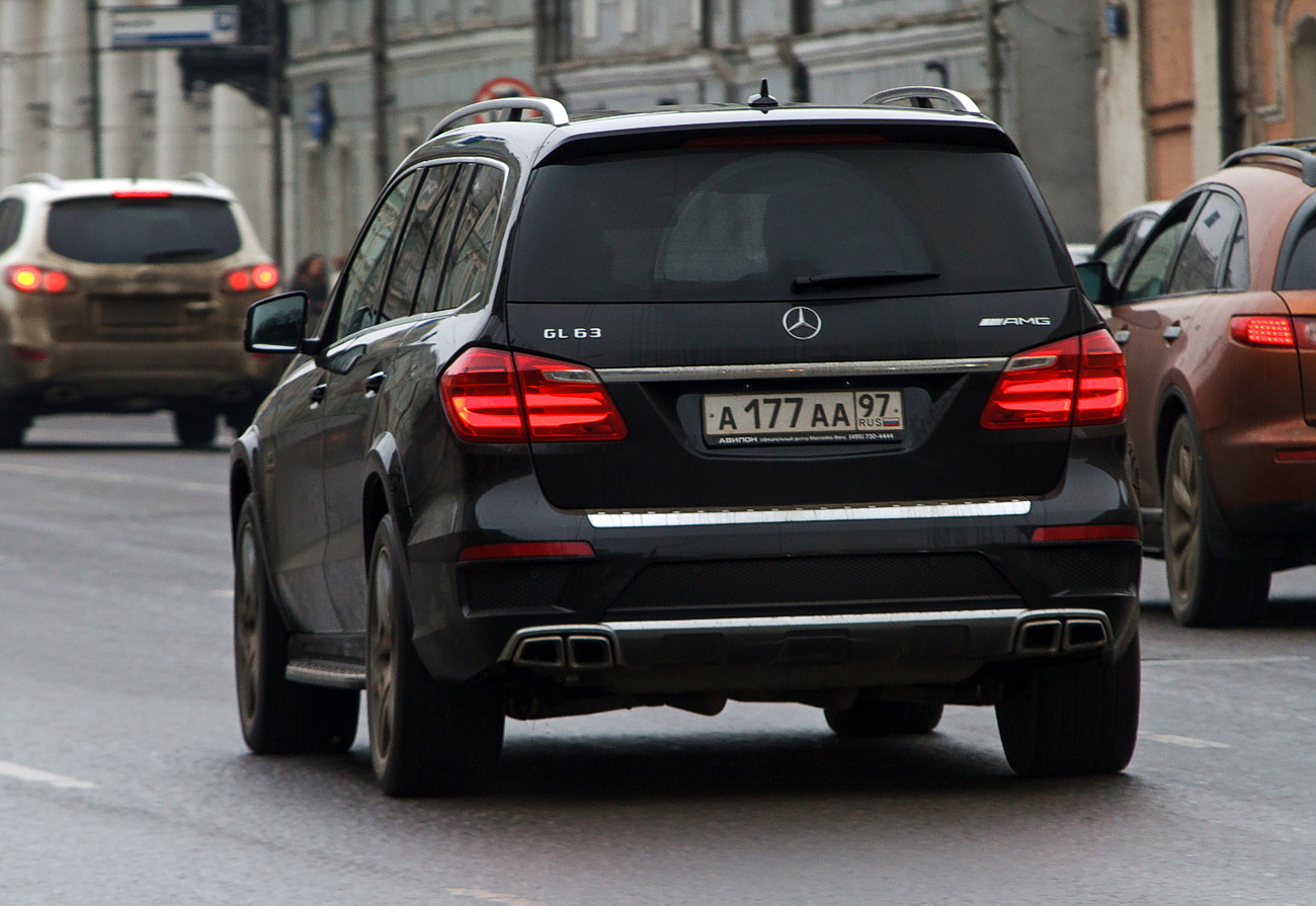 а 177 аа 97, Mercedes-Benz GL-Klasse 2nd gen (X166), 2012–2015