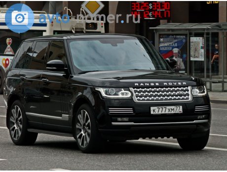 к777хм77, Land Rover Range Rover