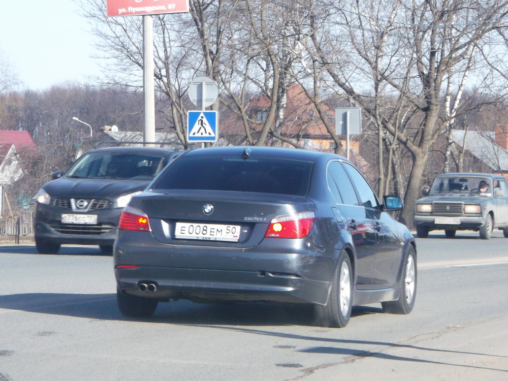 е 008 ем 50, BMW 5 Series 5th gen Sedan (E60), 2003–2010