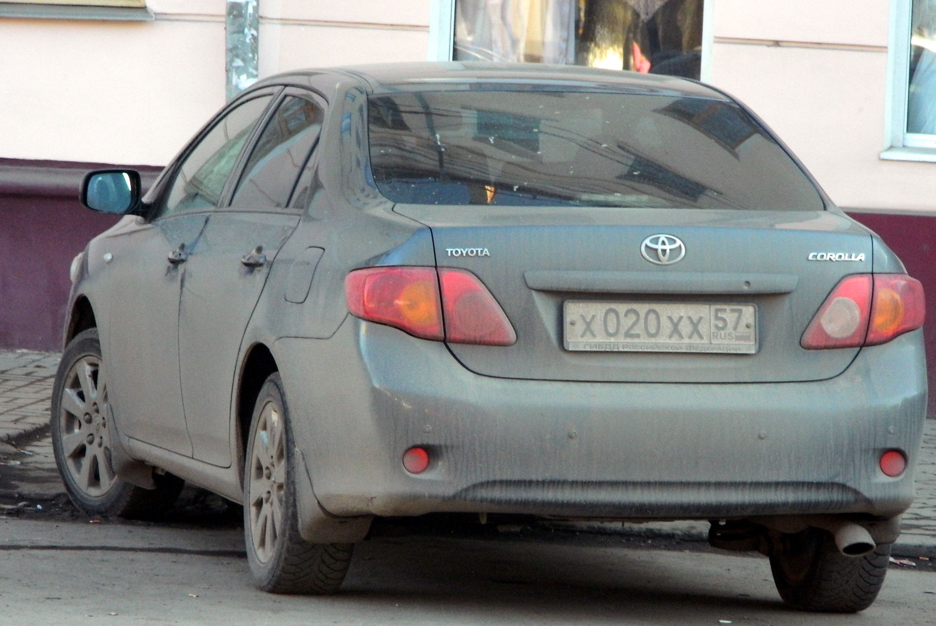 х 020 хх 57, Toyota Corolla 10th gen (Altis) Sedan (E140/E150), 2006–2013 (–2020 for ZA-market)