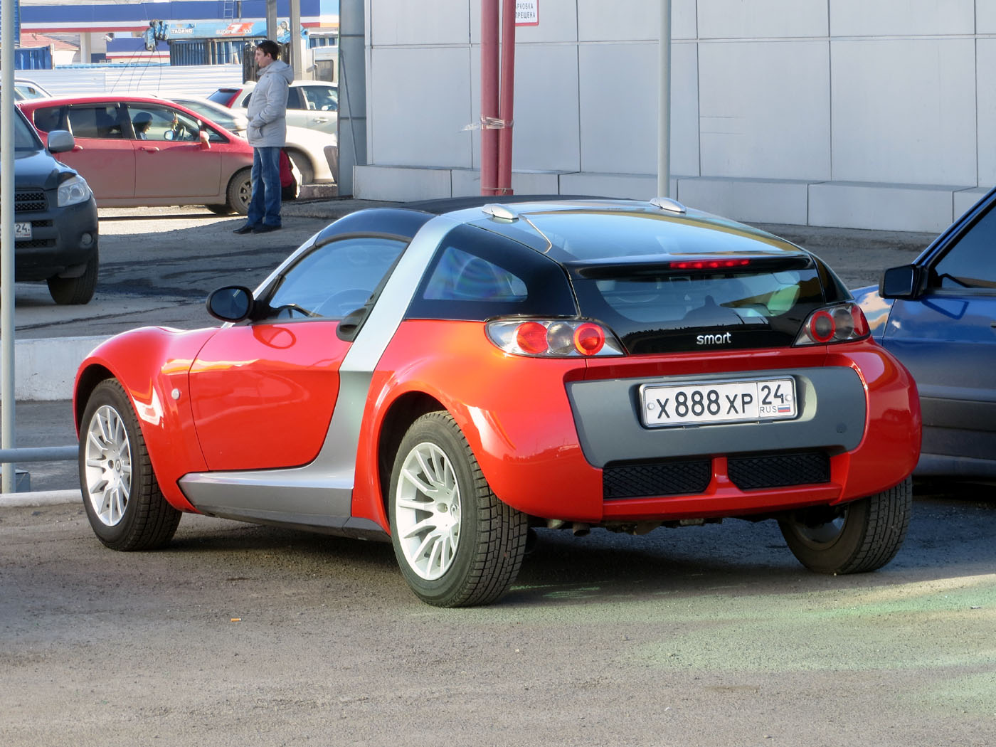 Smart Roadster Coupe оранжевый