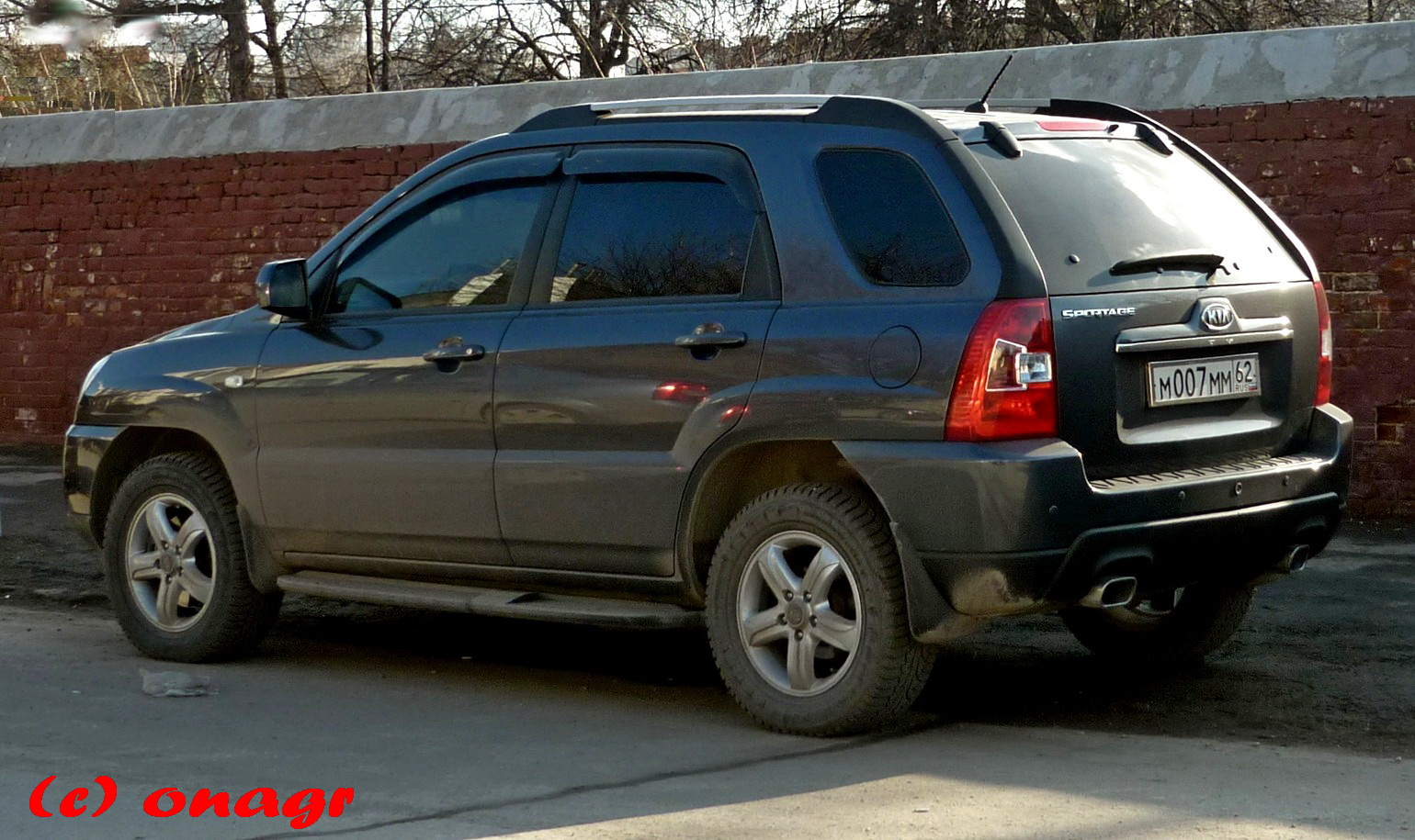 м 007 мм 62, Kia Sportage 2nd gen (KM), 1st facelift, 2008–2010 (–2013 for CN-market)