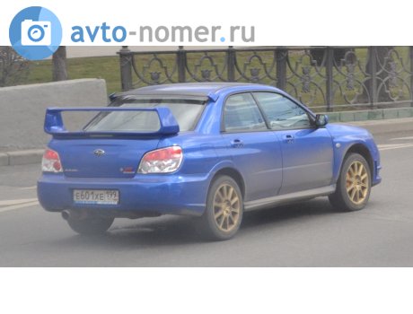 е601хе199, Subaru Impreza WRX STi