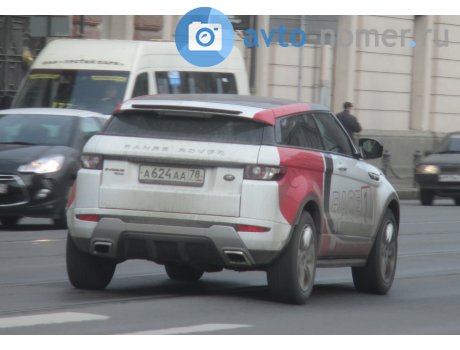 а624аа78, Land Rover Range Rover Evoque