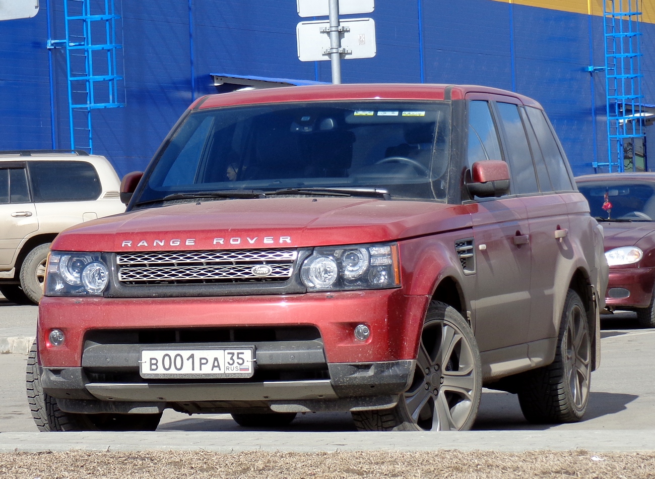 в 001 ра 35, Land Rover Range Rover Sport 1st gen (L320), 2005–2013
