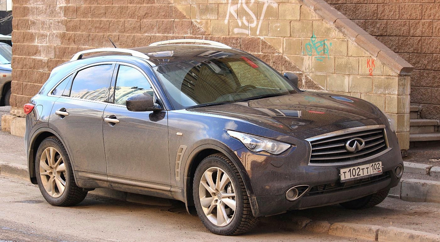 т 102 тт 102, Infiniti QX70/FX-Series 2nd gen FX/QX (S51), 2008–2017
