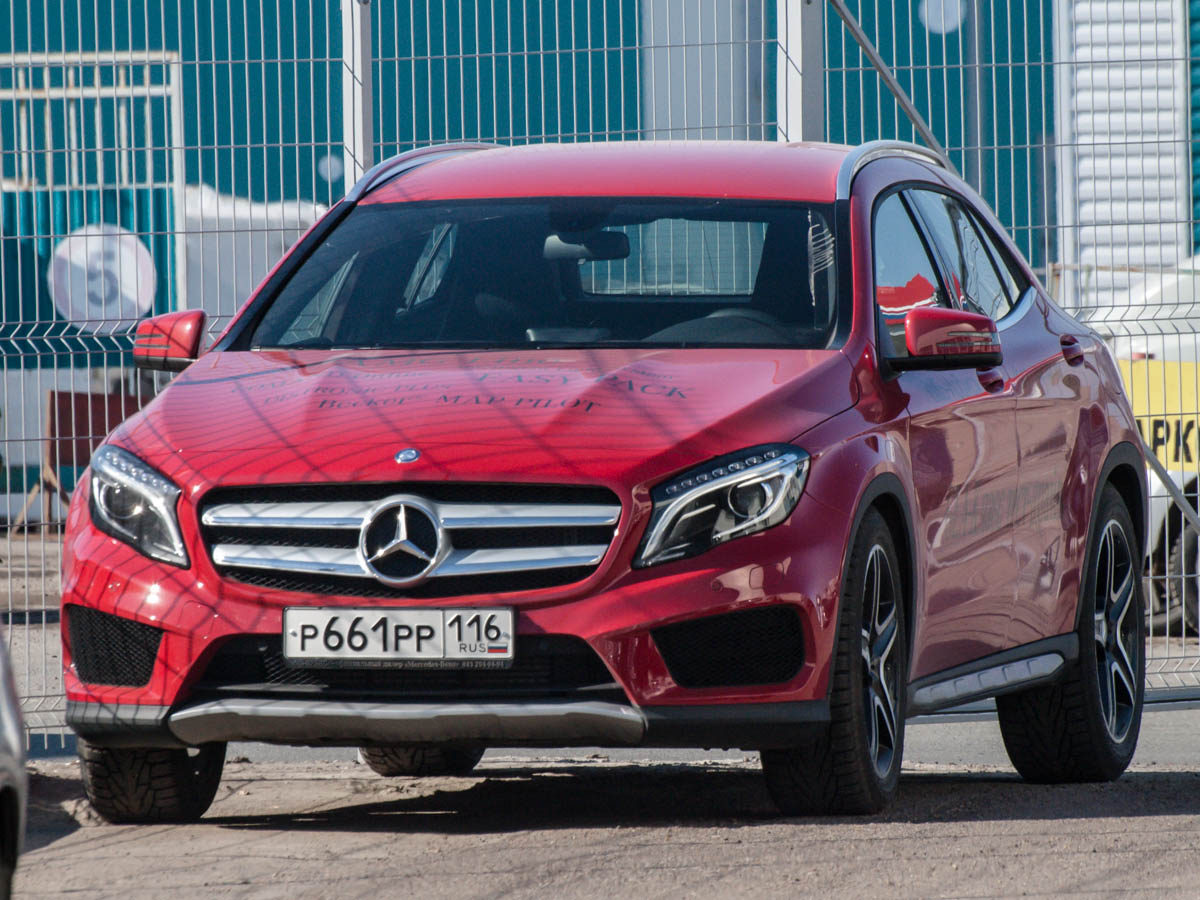 р 661 рр 116, Mercedes-Benz GLA-Klasse 1st gen (X156), 2013–2019