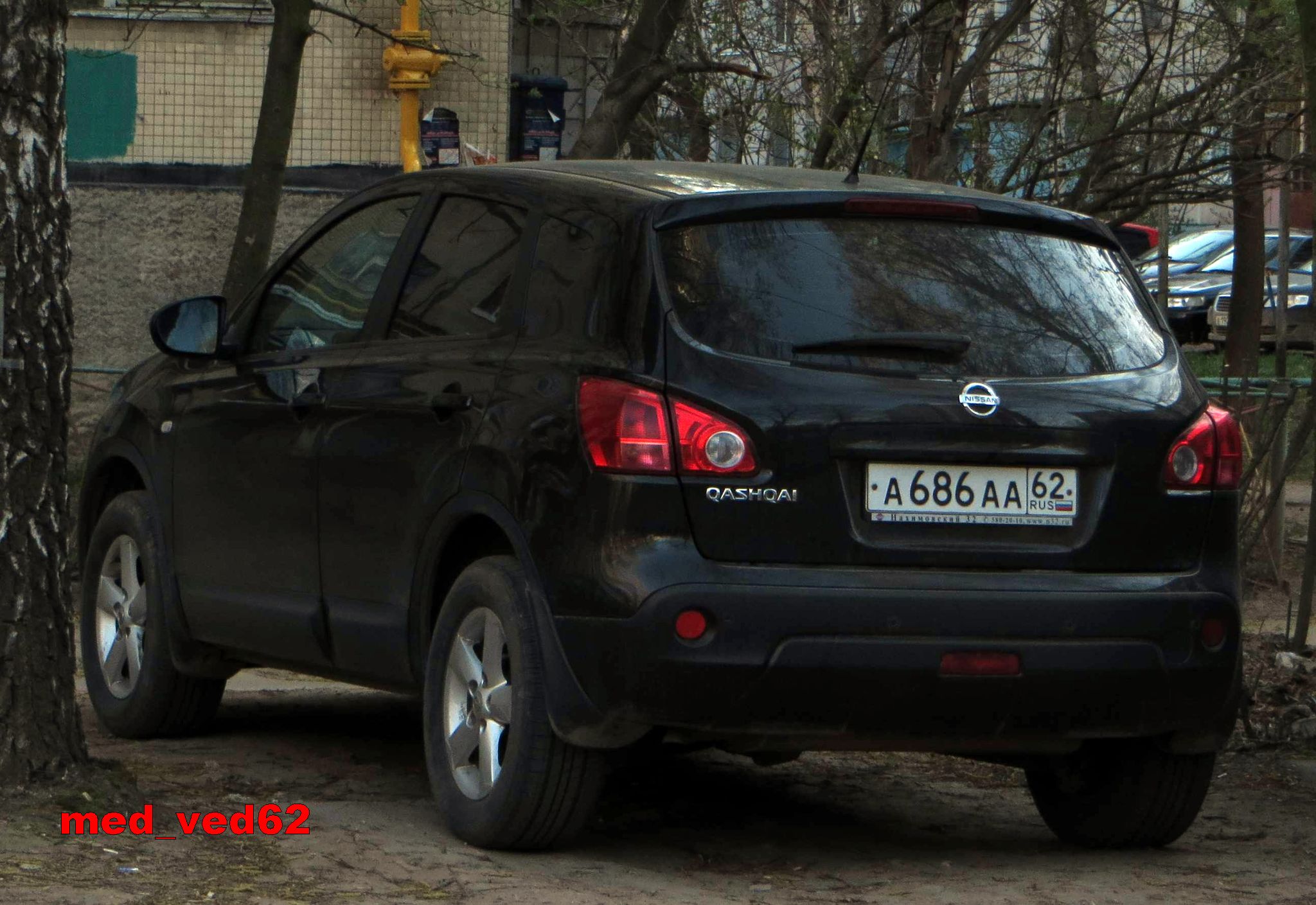 а 686 аа 62, Nissan Qashqai 1st gen (Xiaoke) (J10), 2007–2009 (–2014 for CN-market)