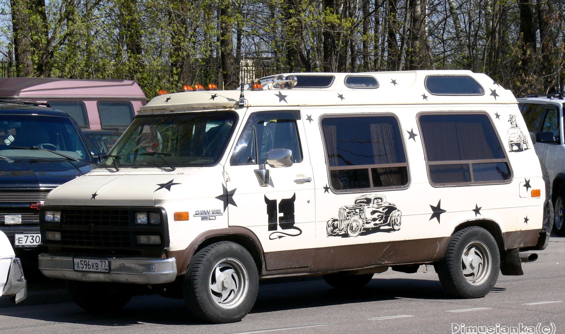 х 596 кв 77, Chevrolet Chevy Van 