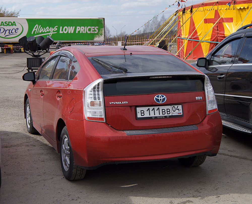 в 111 вв 04, Toyota Prius 3rd gen Liftback (ZVW30), 2009–2015