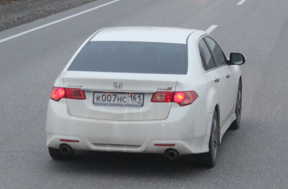 к 007 нс 161, Honda Accord 8th gen (Euro) Sedan (CU), 2008–2015