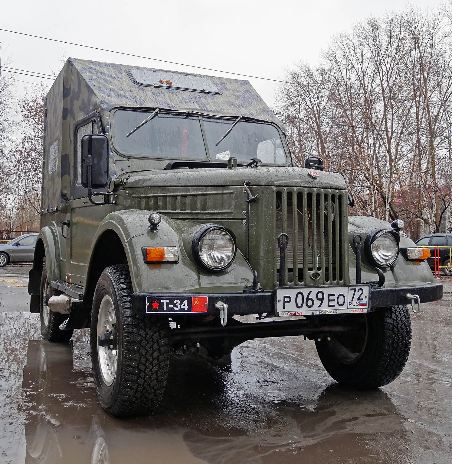 р 069 ео 72, GAZ 69 69 3-door, 1952–1973