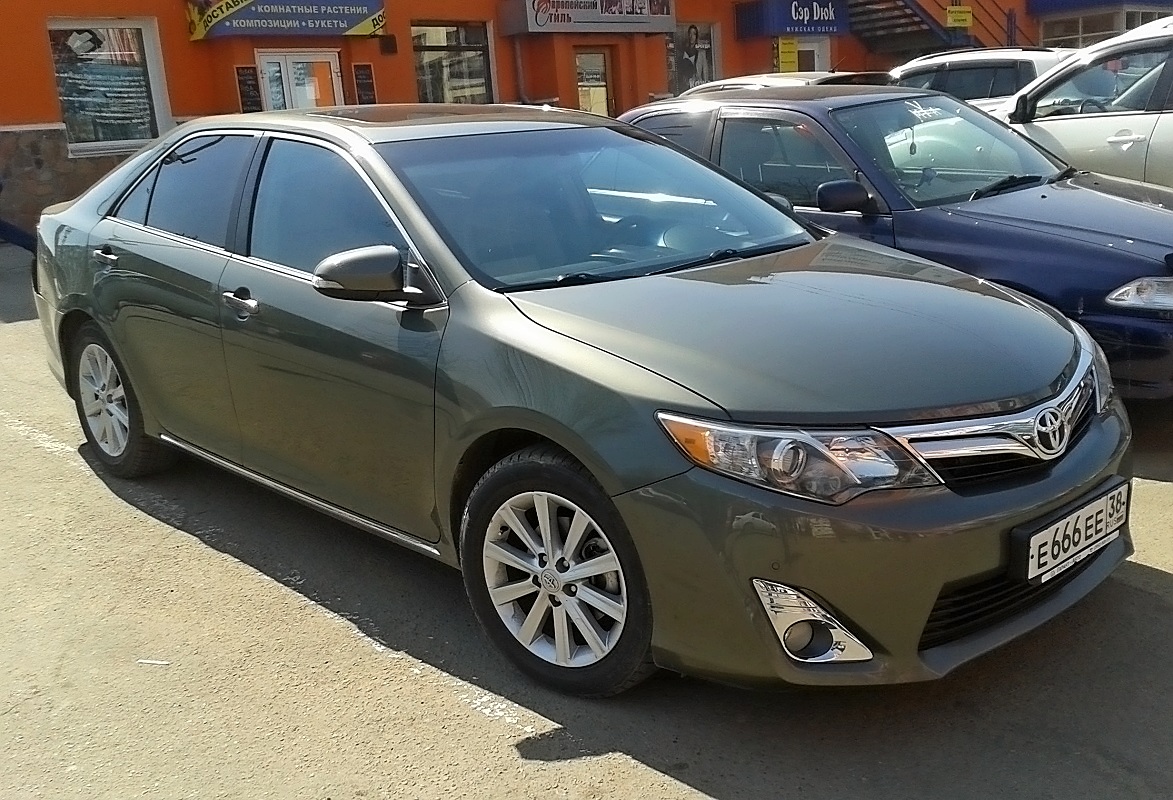 е 666 ее 38, Toyota Camry 7th gen (Altise, Atara) (XV50; NA- and AU-market), 2011­–2014