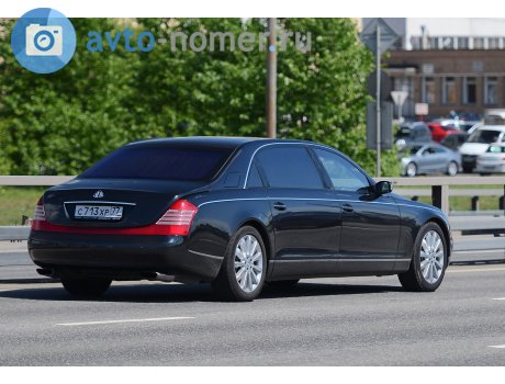 с713хр77, Maybach 62S