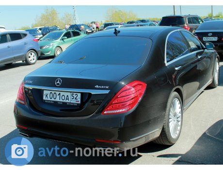 к001оа52, Mercedes-Benz S-Klasse