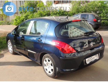 н602ну190, Peugeot 308