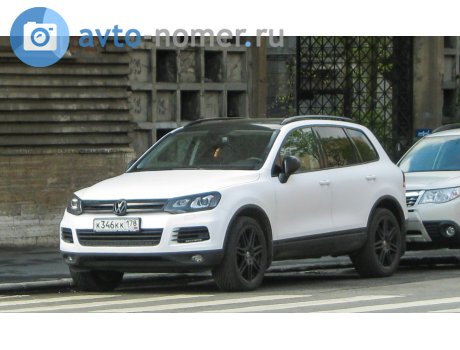 к346кк178, Volkswagen Touareg