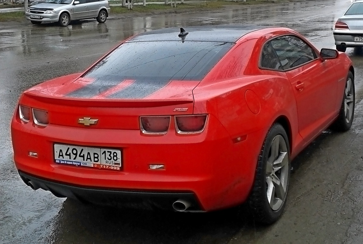 а 494 ав 138, Chevrolet Camaro 5th gen Coupé (Zeta I), 2009–2013