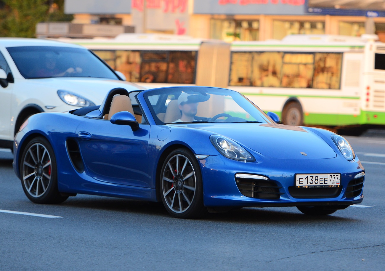 е 138 ее 777, Porsche Boxster 3rd gen (981), 2012–2017