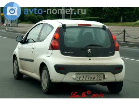 у777ка99, Peugeot 107