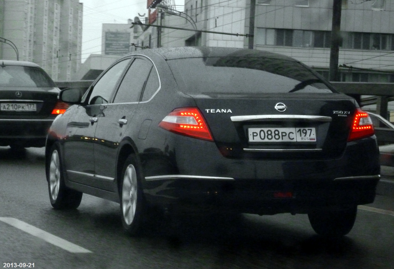 р 088 рс 197, Nissan Teana 2nd gen (J32), 2008–2014 (–2019 for TW-market)