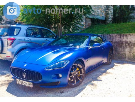 в488он178, Maserati GranCabrio