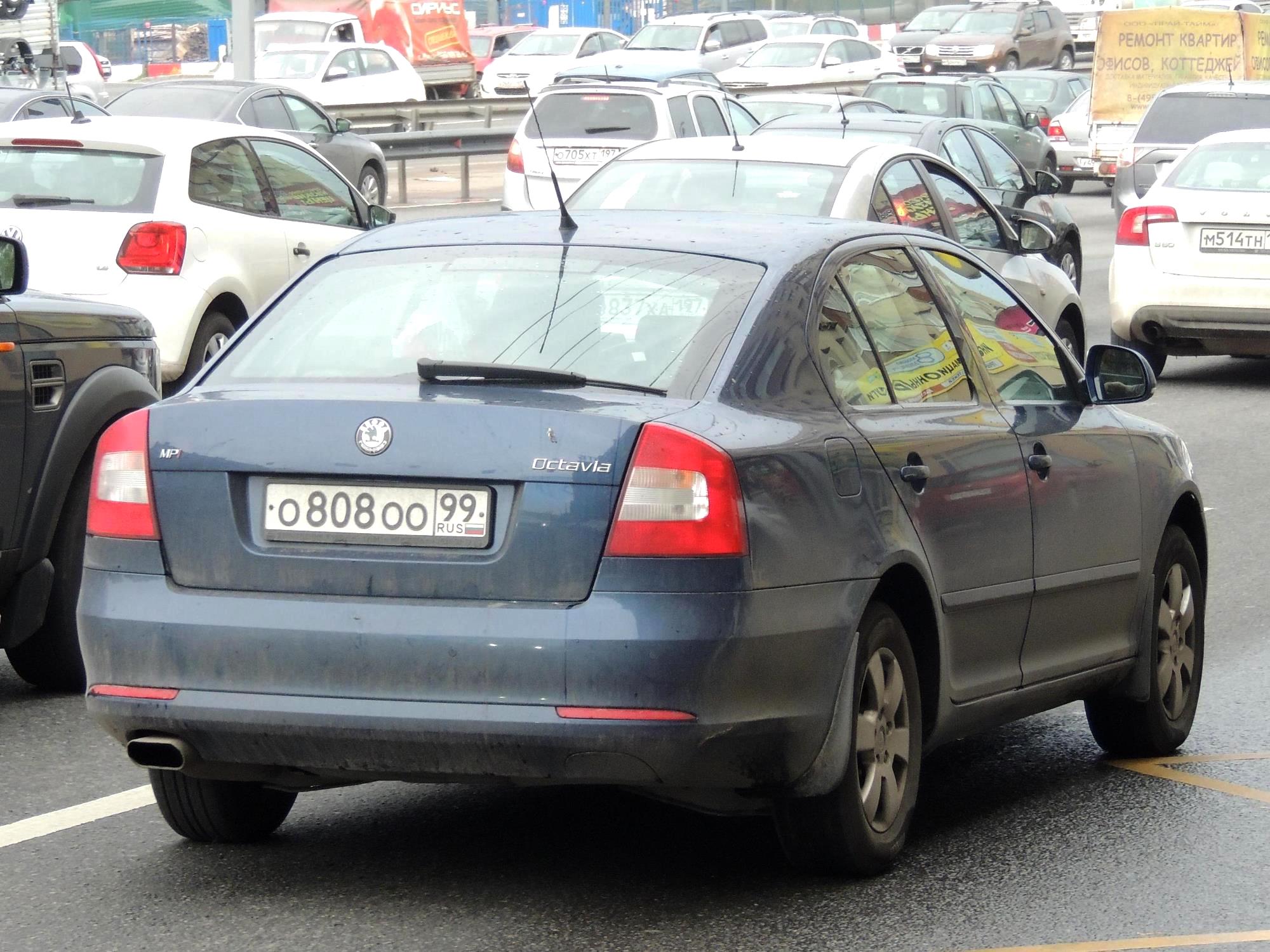 о 808 оо 99, Skoda Octavia 2nd gen Liftback (A5/1Z3), facelift, 2009–2013