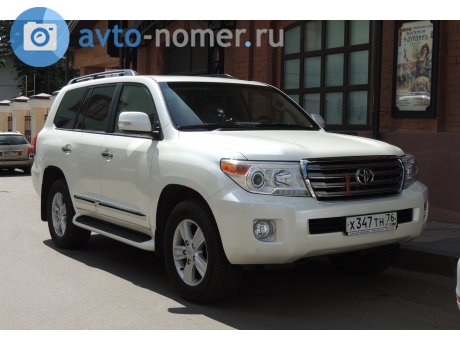 х347тн76, Toyota Land Cruiser