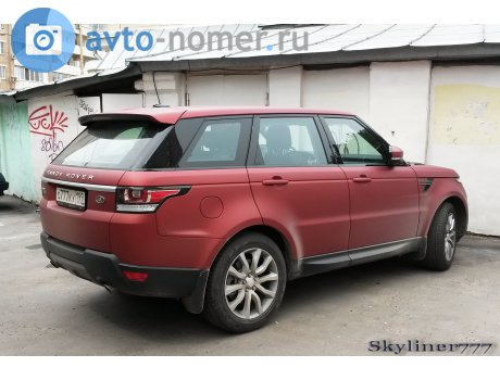 о777ку199, Land Rover Range Rover Sport