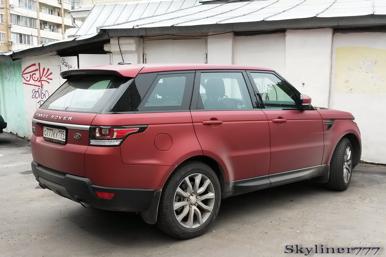 о 777 ку 199, Land Rover Range Rover Sport 2nd gen (L494), 2013–2017