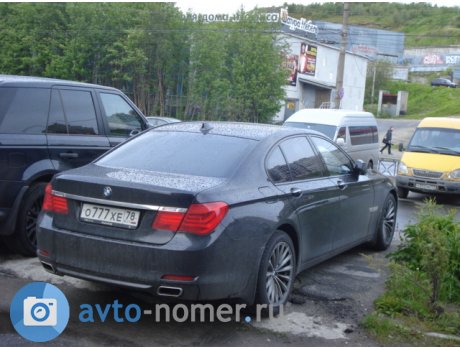 о777хе78, BMW 7 Series