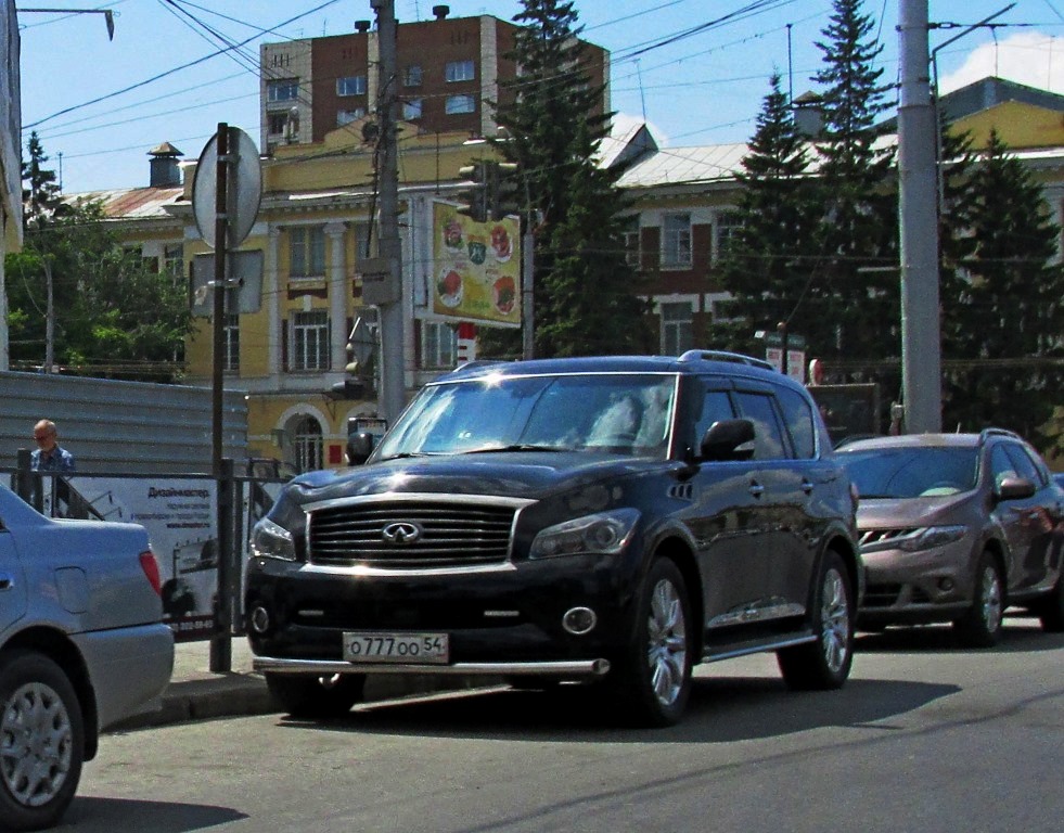 о 777 оо 54, Infiniti QX80/QX56 2nd gen QX56/QX80 (Z62), 2010–2017