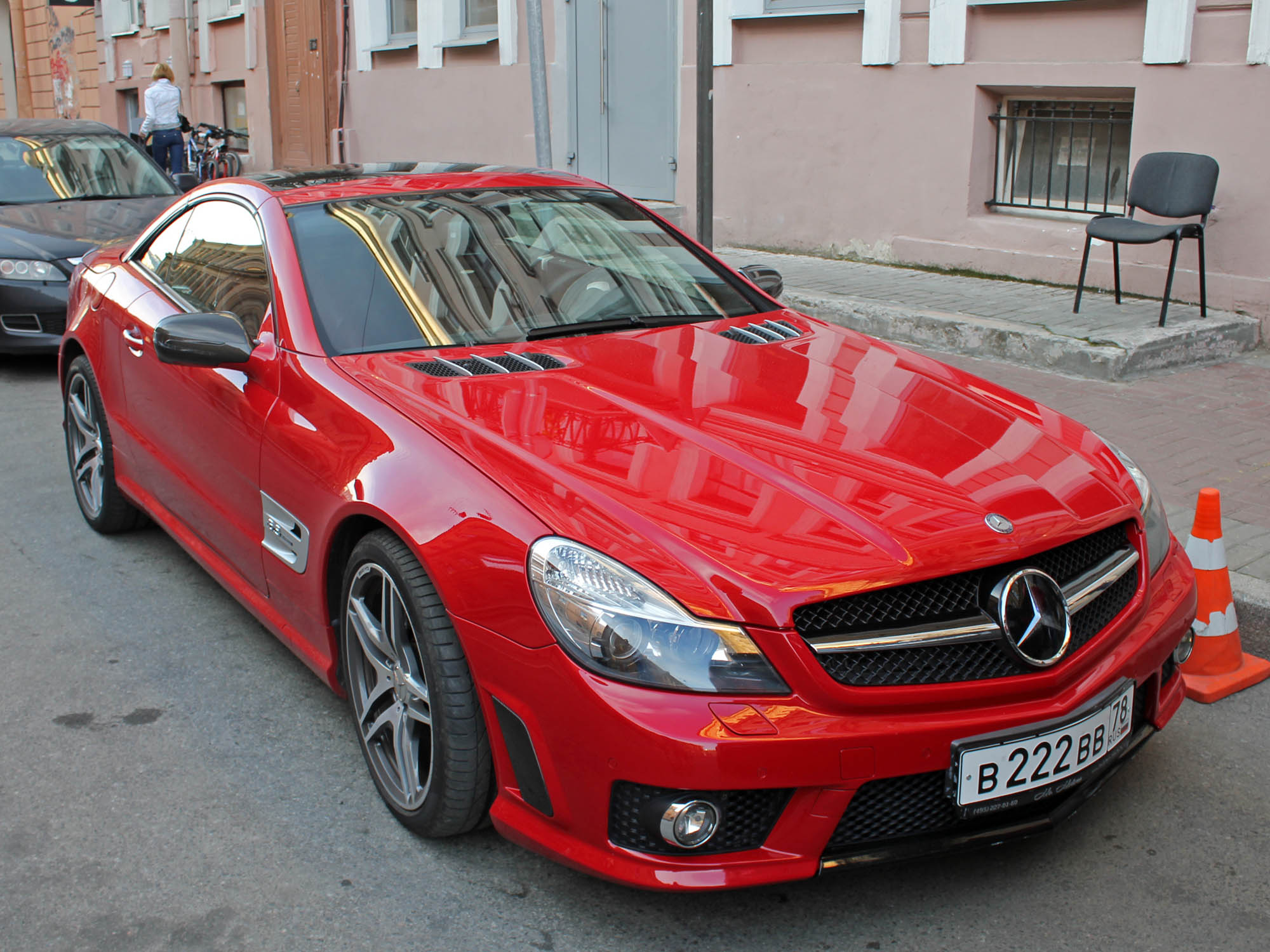 в 222 вв 78, Mercedes-Benz SL-Klasse 5th gen (R230), facelift, 2008–2011