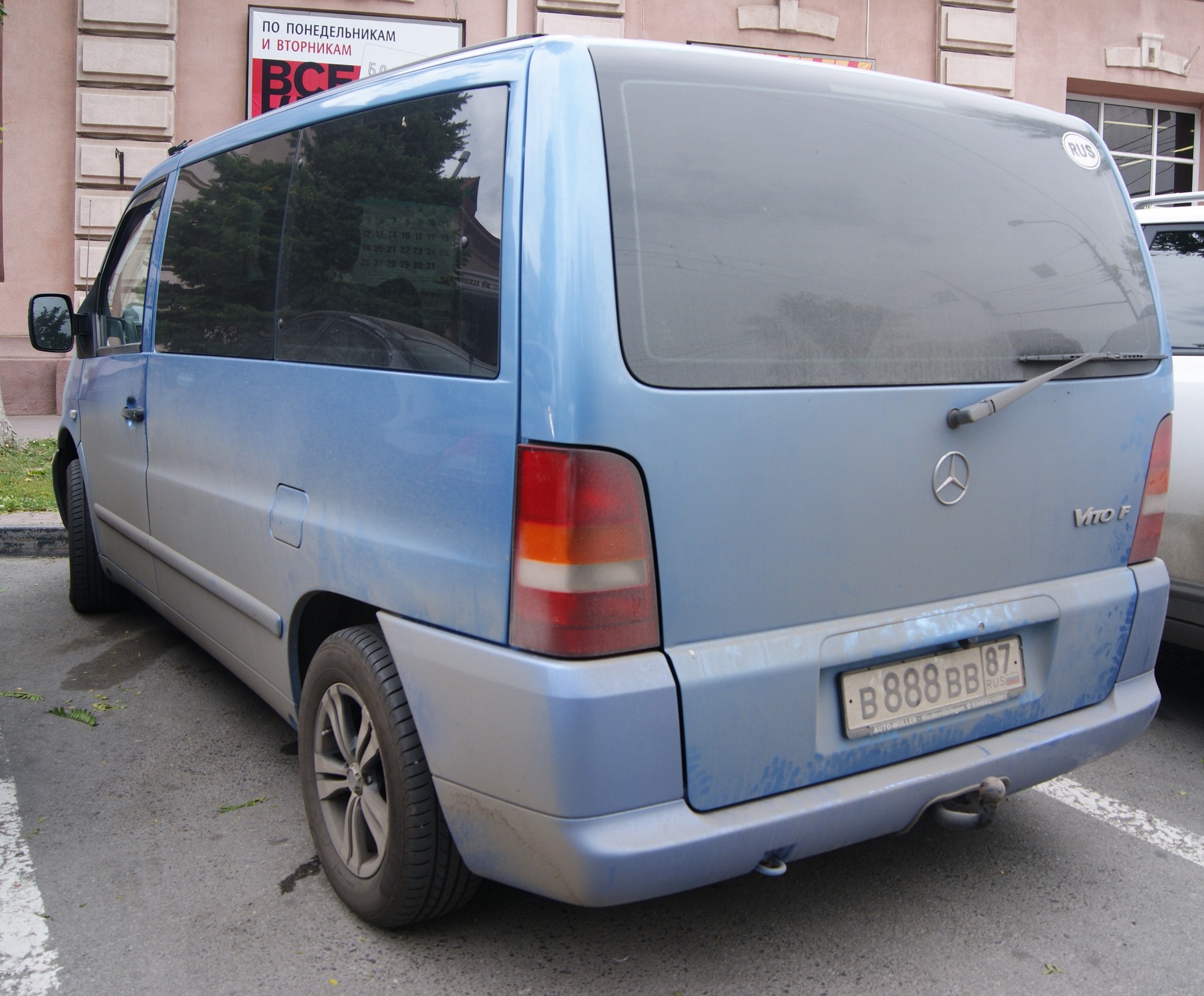 в 888 вв 87, Mercedes-Benz Vito 1st gen (W638), 1996–2003