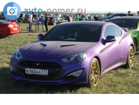 в160аа777, Hyundai Genesis Coupe