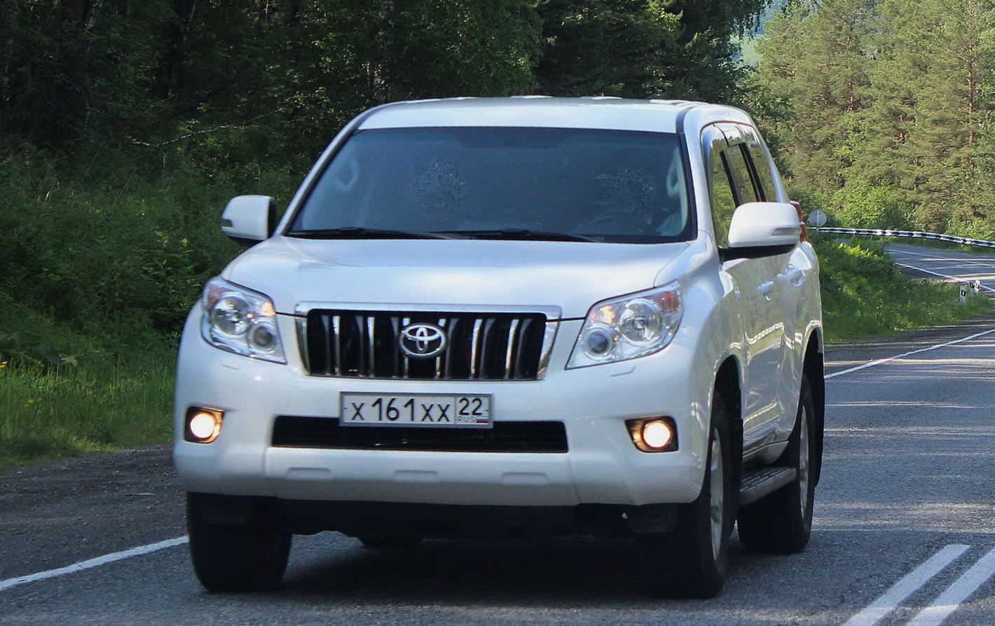 х 161 хх 22, Toyota Land Cruiser Prado 4th gen 5-door SUV (J150), 2009–2013