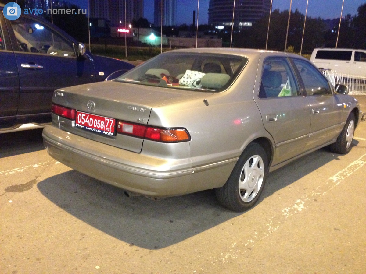 054 D 058 77, Toyota Camry 4th gen Sedan (XV20; Global-market), 1996–2002