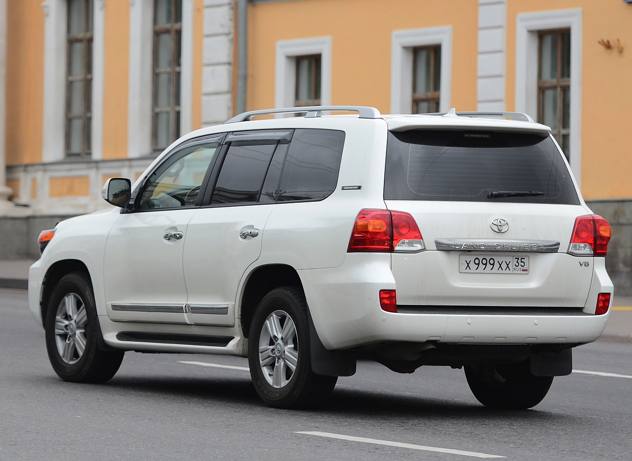 х 999 хх 35, Toyota Land Cruiser 200 (J200), 1st facelift, 2011–2015