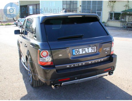 06 PLT 78, Land Rover Range Rover Sport (Ankara) License plate of Turkey