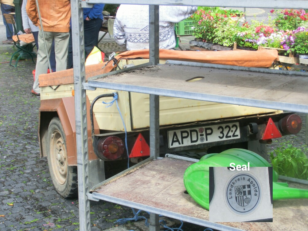 APD P 322, Regular plates 