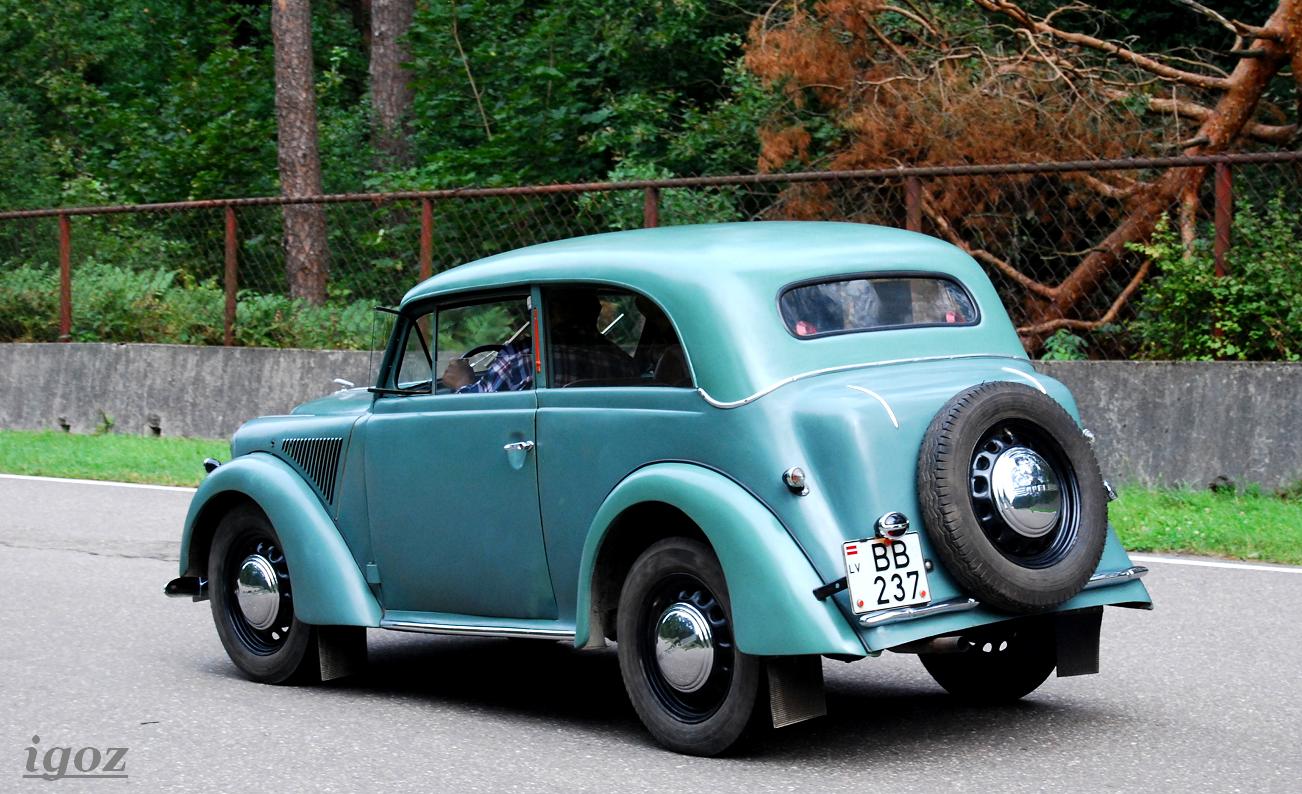 BB-237, Opel Olympia 1st gen 1,3 Liter 2-door Sedan, 1935–1937
