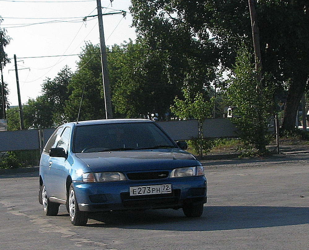 е 273 рн 72, Nissan Lucino 1st gen 3-door Hatch (N15), 1995–1999