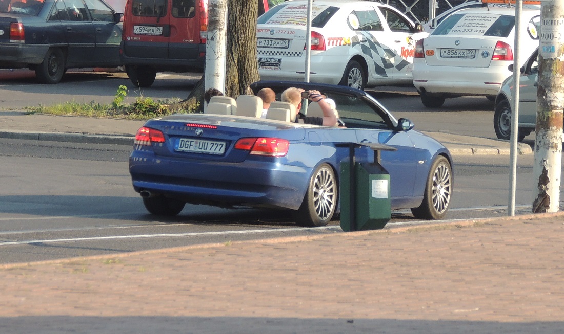 DGF UU 777, BMW 3 Series 5th gen Convertible (E93), 2007–2013