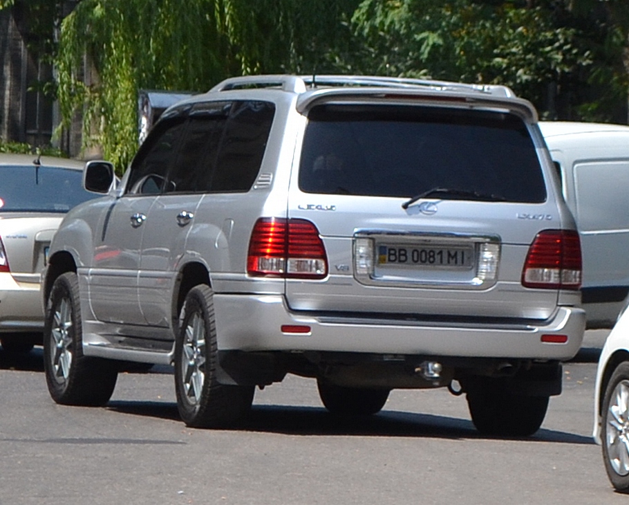 BB 0081 MI, Lexus LX 2nd gen (J100), 1998–2007