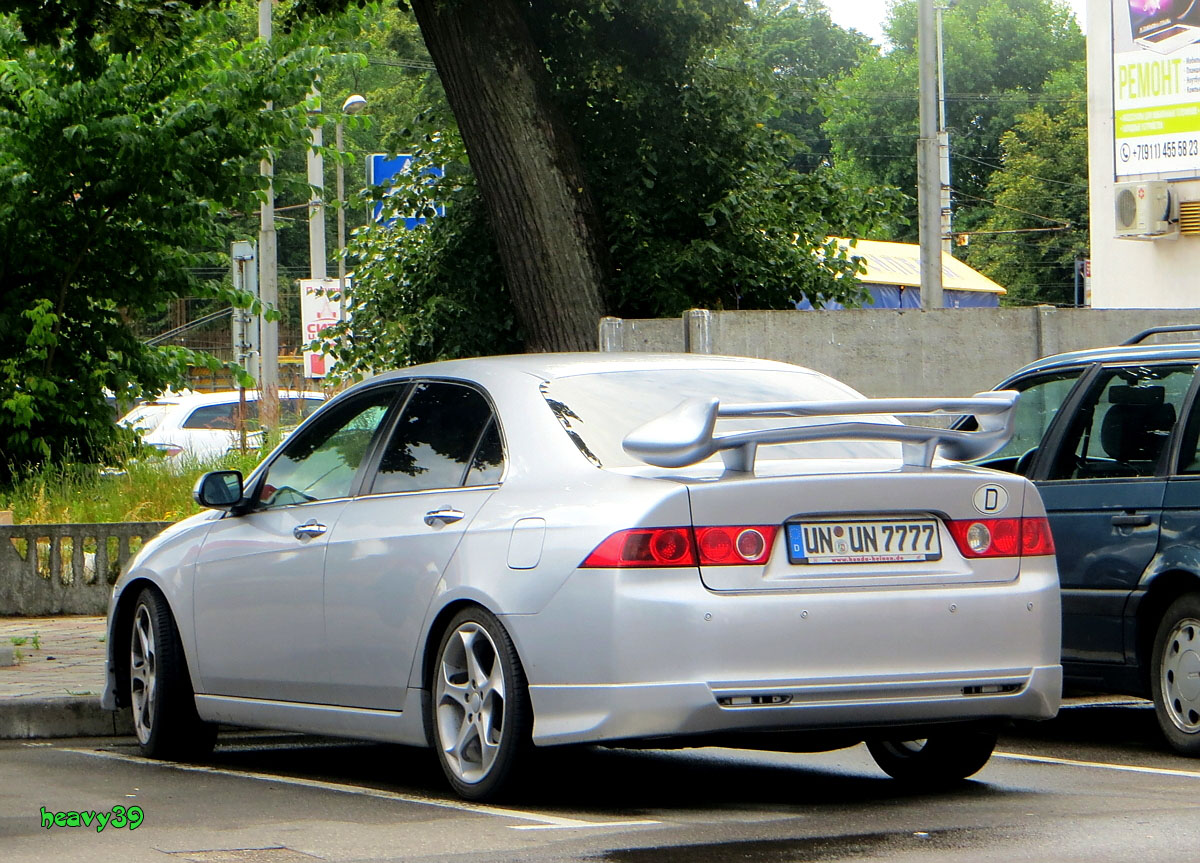 UN UN 7777, Honda Accord 7th gen (Euro) Sedan (CL), 2002–2008