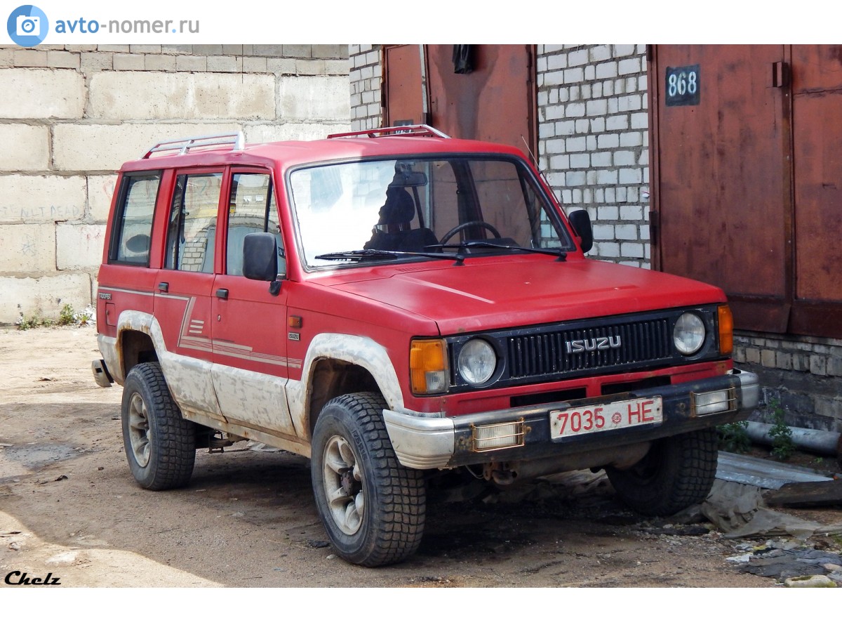 7035 HE, Isuzu Trooper 1st gen, 5-door, 1981-1991