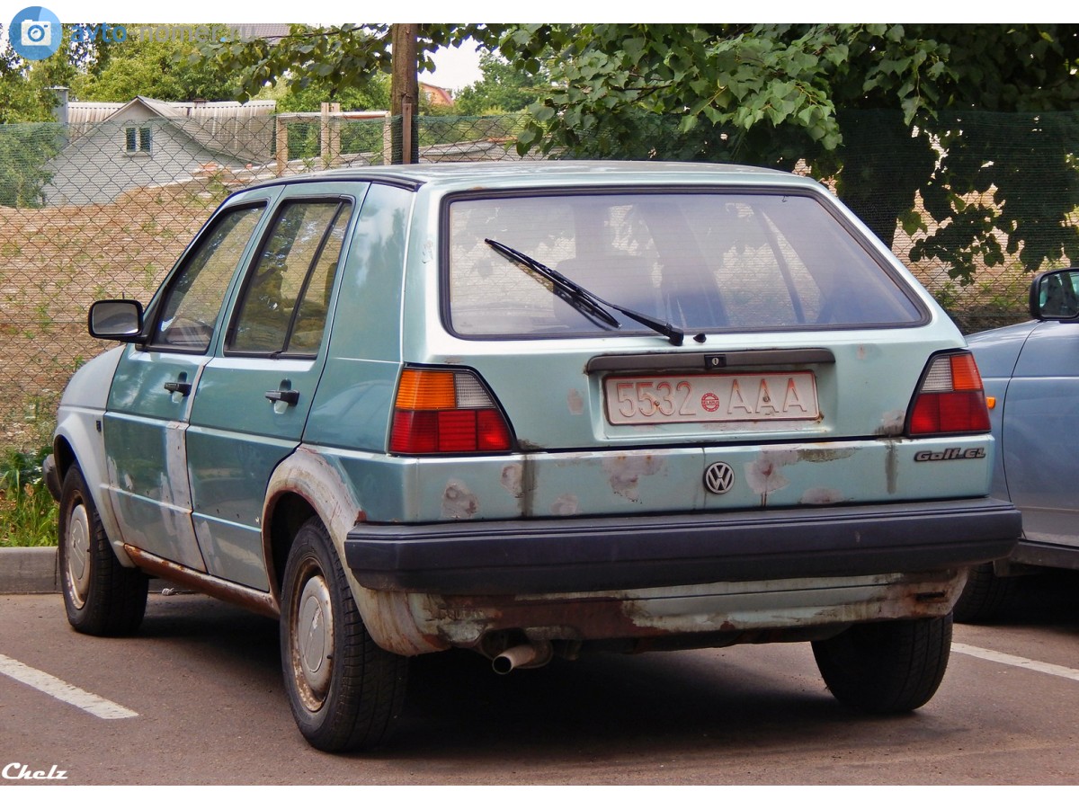 5532 AAA, Volkswagen Golf 2nd gen 3-door Hatch (19/1G), 1983–1992
