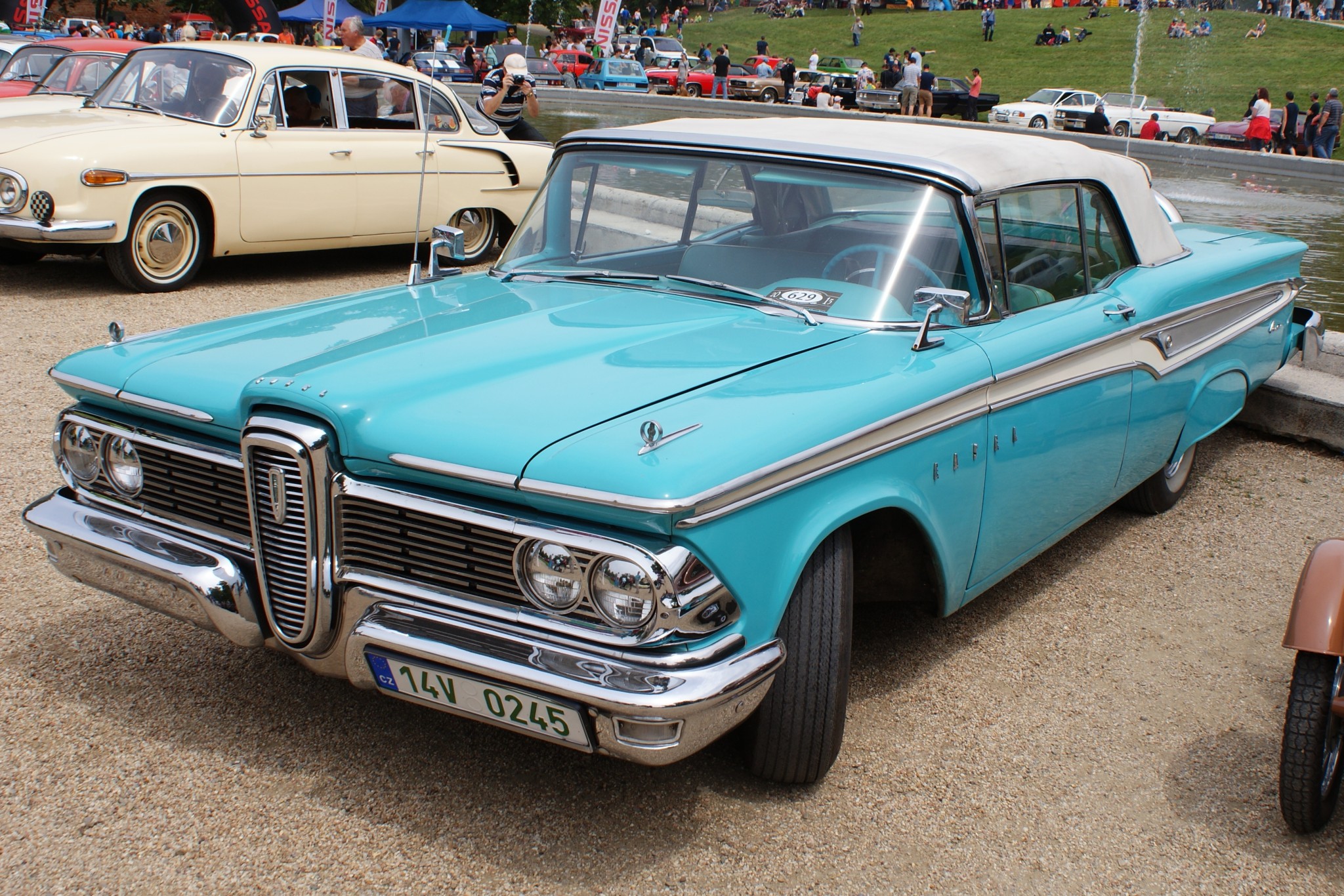 14V 0245, Edsel Corsair 1959 2-door Convertible (76E), facelift, 1958–1959