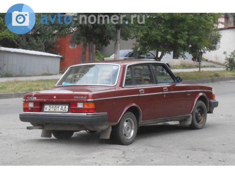 к 2101 АД, Volvo 240-series (Armenian SSR) License plate USSR