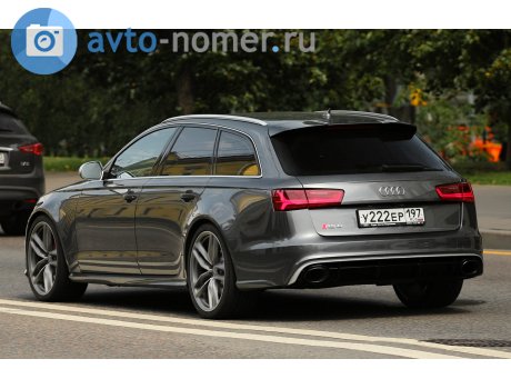 у222ер197, Audi RS6